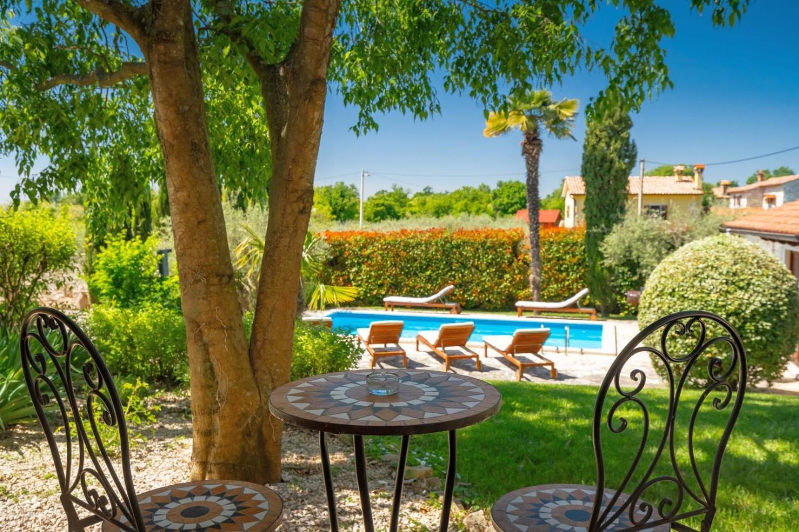 Rustic Villa Cehici With Pool In Sveti Lovrec Jehnici Exterior foto